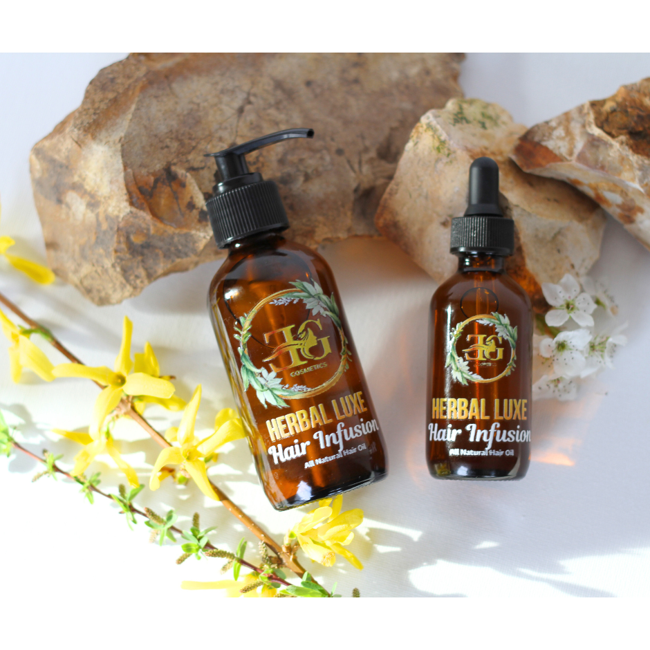 All-Natural Hair Oil – Nourishing Blend for Healthy Hair Growth & Scalp Care- top view