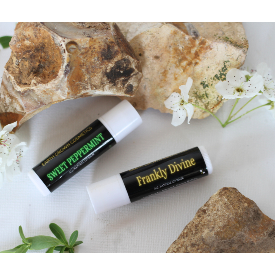 natural lip balm, hydrating - top view